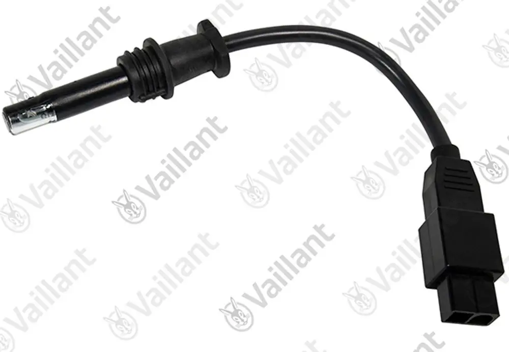 Vaillant Widerstand mit Kabel und Steckanschluss, geeignet für den Einsatz in Heizungs- oder Regelungssystemen.